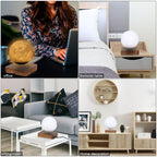 Novelty 3D Magnetic Levitation Moon Lamp Moon Floating Lamp - H&A Outlet