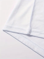 Paris Print T-shirt, Short Sleeve Crew Neck Casual Top for Summer & - H&A Outlet