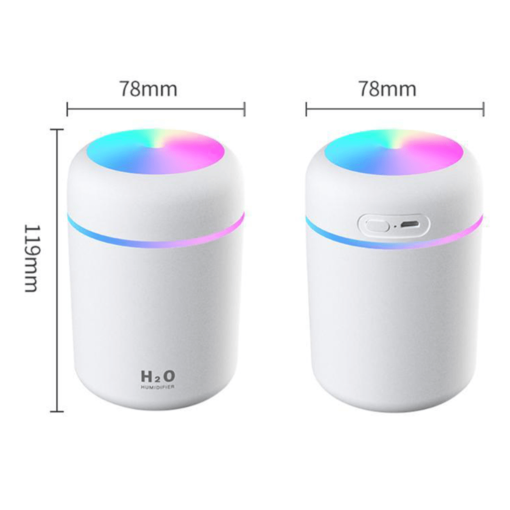 Portable Air Humidifier Aroma Essential Oil Diffuser for Car Home - H&A Outlet