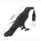 Raven Desk Lamp Halloween Decoration Crow Light for Halloween Decor - H&A Outlet