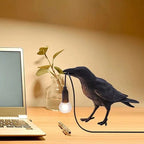 Raven Desk Lamp Halloween Decoration Crow Light for Halloween Decor - H&A Outlet