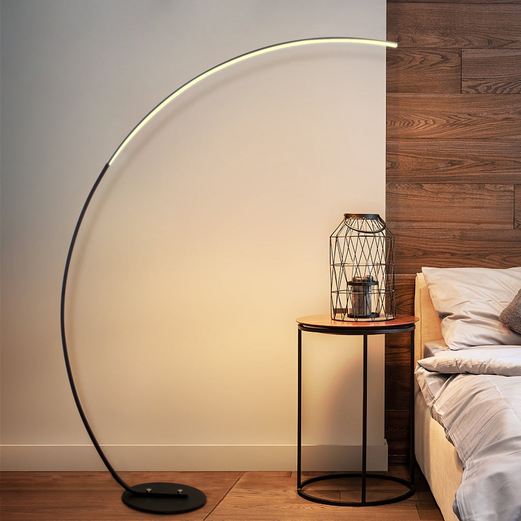 RGBW Modern Curve Floor Lamp | New Version - H&A Outlet