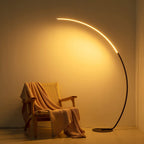 RGBW Modern Curve Floor Lamp | New Version - H&A Outlet
