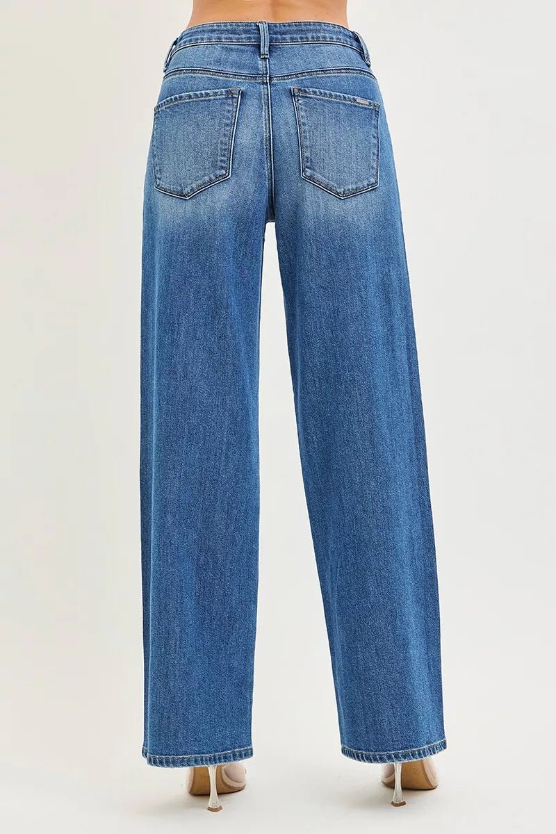 RISEN Slouchy Baggy Jeans with Pockets - H&A Outlet