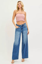 RISEN Slouchy Baggy Jeans with Pockets - H&A Outlet