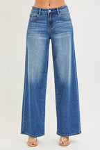RISEN Slouchy Baggy Jeans with Pockets - H&A Outlet