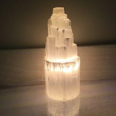 Selenite Skyscraper Lamp Small Prime - H&A Outlet