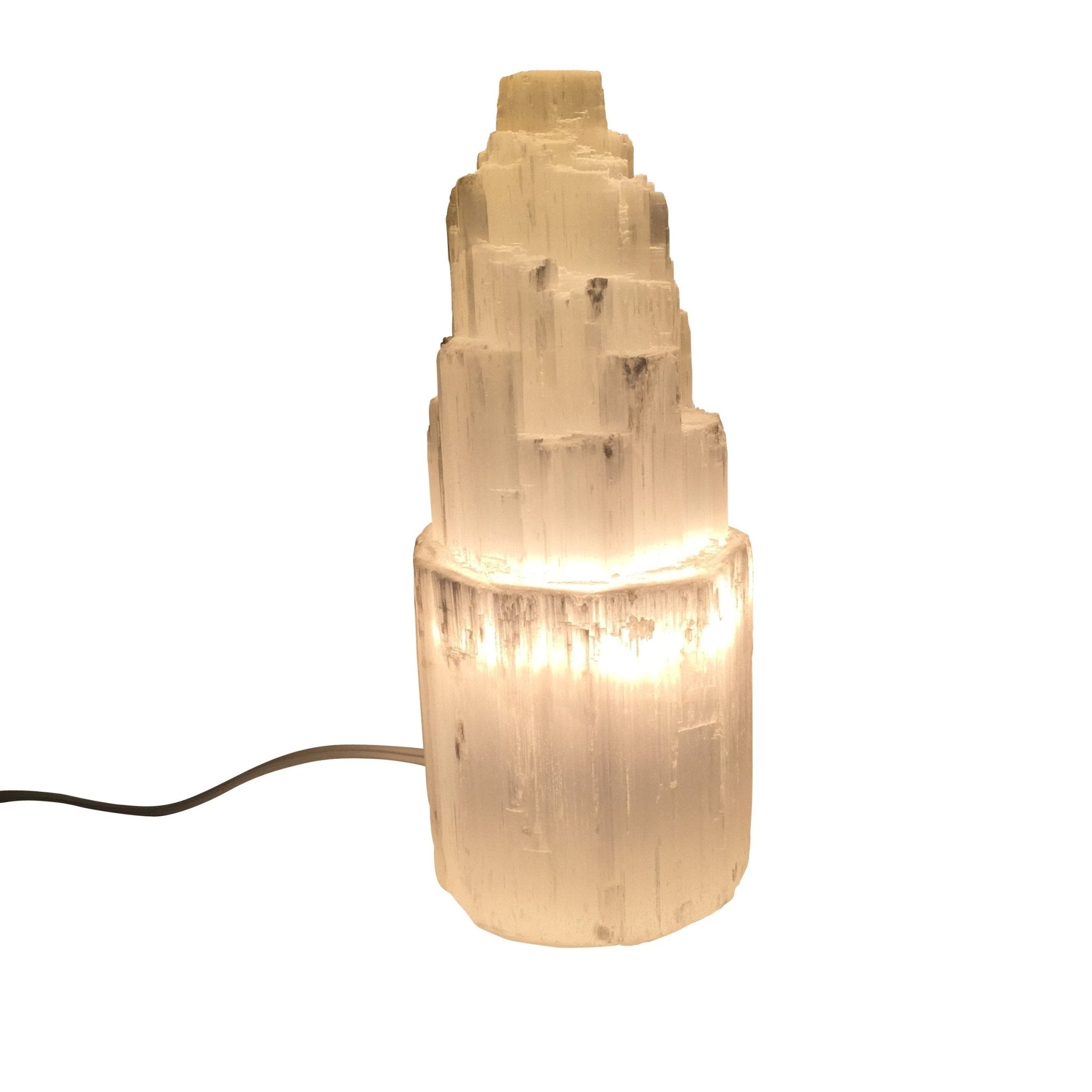 Selenite Skyscraper Lamp Small Prime - H&A Outlet