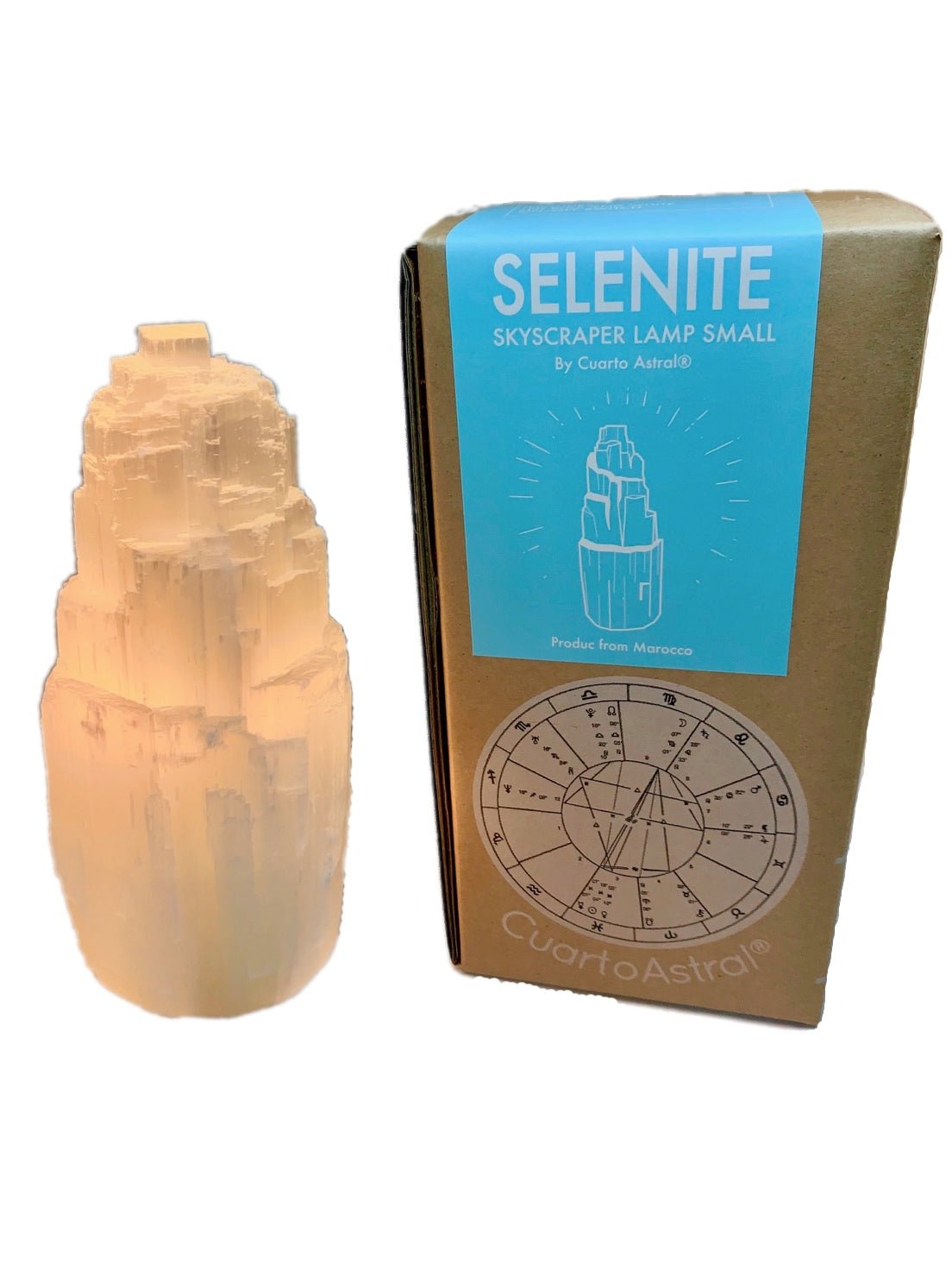 Selenite Skyscraper Lamp Small Prime - H&A Outlet