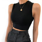 Sexy backless women tank top bandage slim crop top - H&A Outlet
