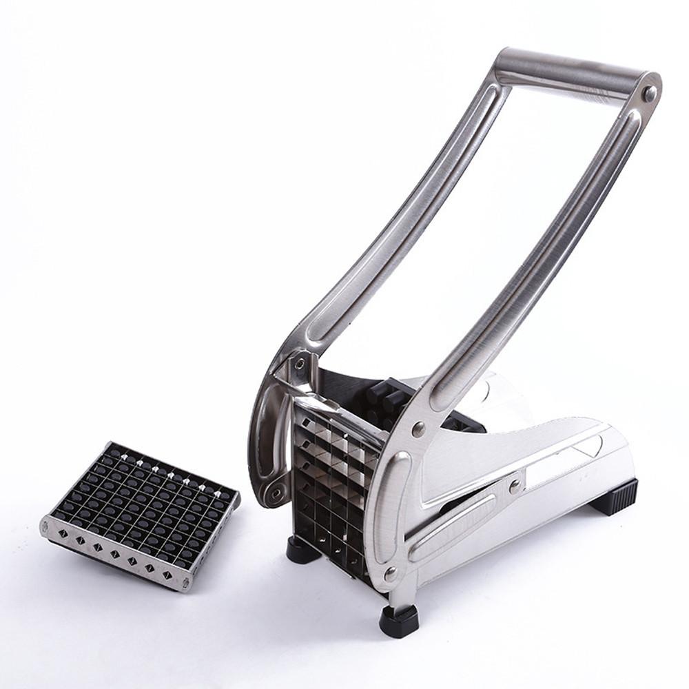 Stainless Steel French Fries and Potato Cutter with 2 Different Blades - H&A Outlet