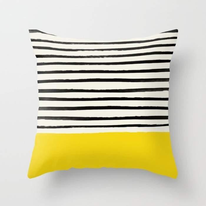 Sunshine x Stripes Cushion/Pillow - H&A Outlet