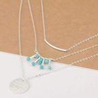 Turquoise Multilayer Necklace - H&A Outlet