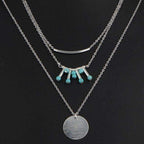 Turquoise Multilayer Necklace - H&A Outlet
