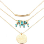 Turquoise Multilayer Necklace - H&A Outlet