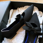 Flat Casual Boat Shoes with Bow Mary Jane Style