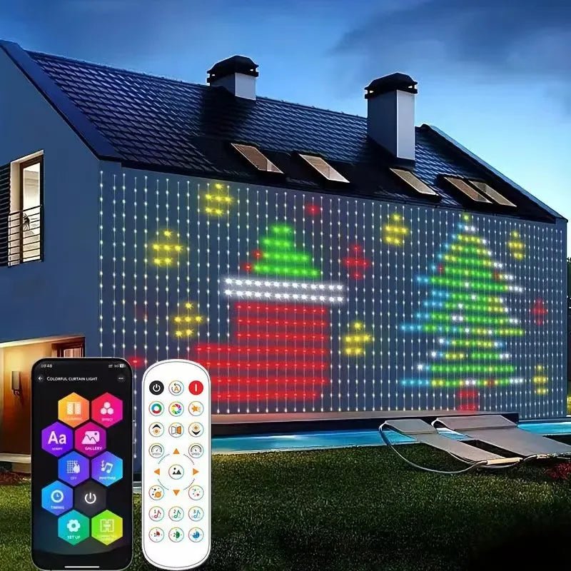 USB DC5V WS2812B Smart Led String Christmas Lights Bluetooth Music App - H&A Outlet