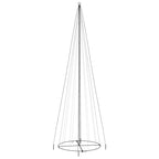 vidaXL Christmas Cone Tree Decoration Artificial Christmas Tree with LEDs - H&A Outlet