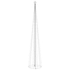 vidaXL Christmas Cone Tree Decoration Artificial Christmas Tree with LEDs - H&A Outlet