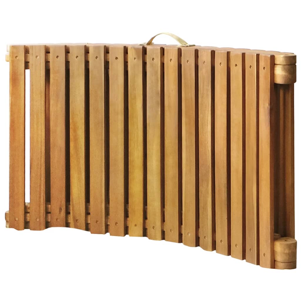 vidaXL Patio Sun Lounger with Cushion Solid Acacia Wood - H&A Outlet