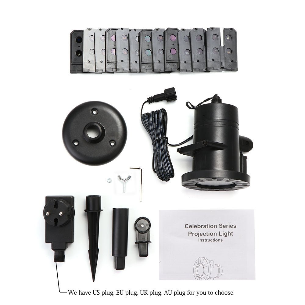 Waterproof LED Laser Projector Light Lawn Light - H&A Outlet