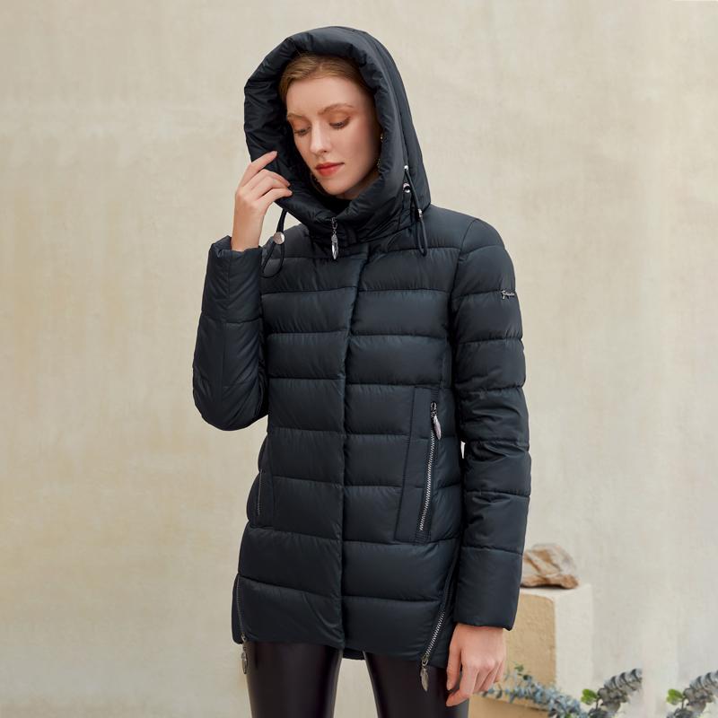 Women warm hooded winter coat women jacket casual parkas jacket - H&A Outlet