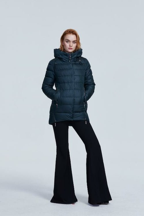Women warm hooded winter coat women jacket casual parkas jacket - H&A Outlet