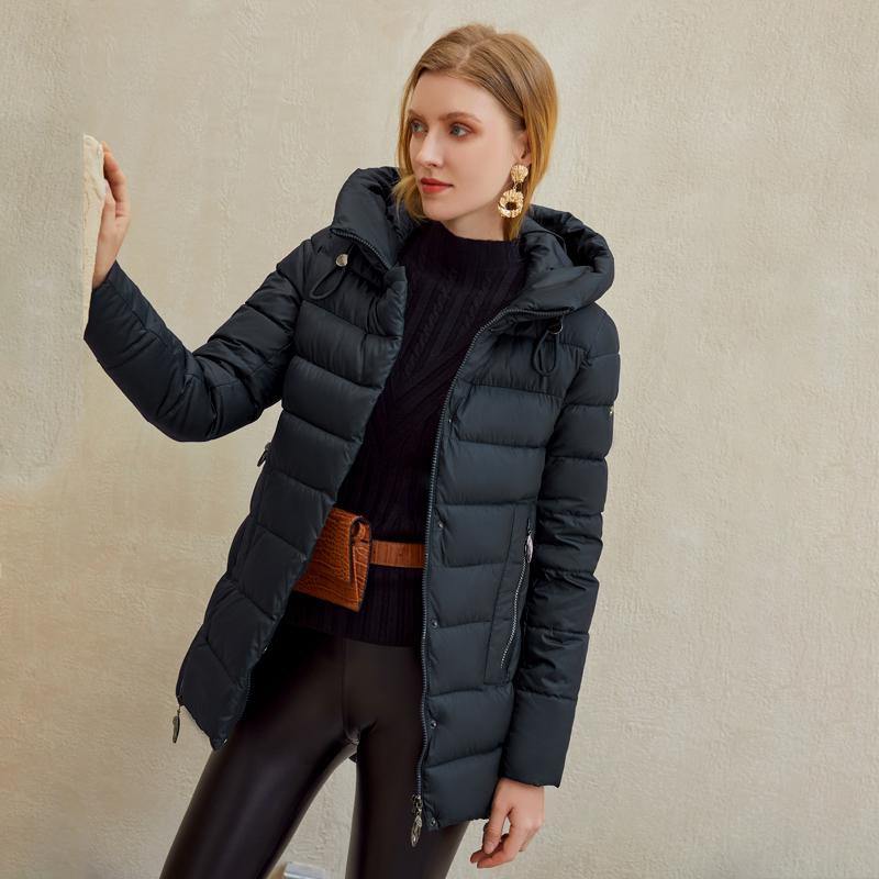 Women warm hooded winter coat women jacket casual parkas jacket - H&A Outlet