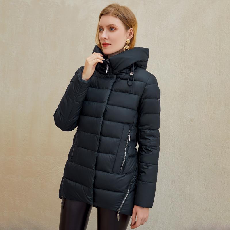 Women warm hooded winter coat women jacket casual parkas jacket - H&A Outlet