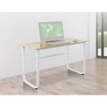 Wood & Steel Solid Computer Desk Home Office Furniture - H&A Outlet
