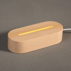 Wood Table Lamp Night Light with Message Board Girl Bedroom Decor - H&A Outlet