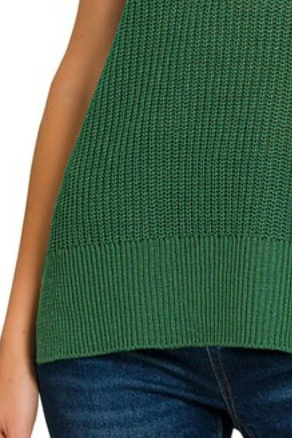 Zenana Oversized Crew Neck Sweater - H&A Outlet